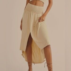 Free People Beach Morningside set SKIRT ONLY - size M - beige
